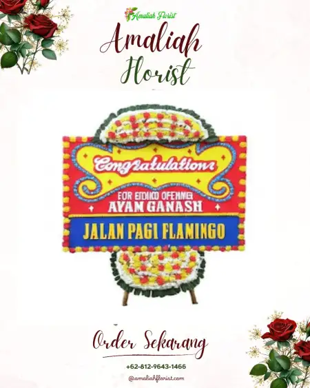 Sewa Papan Bunga Cangkoak